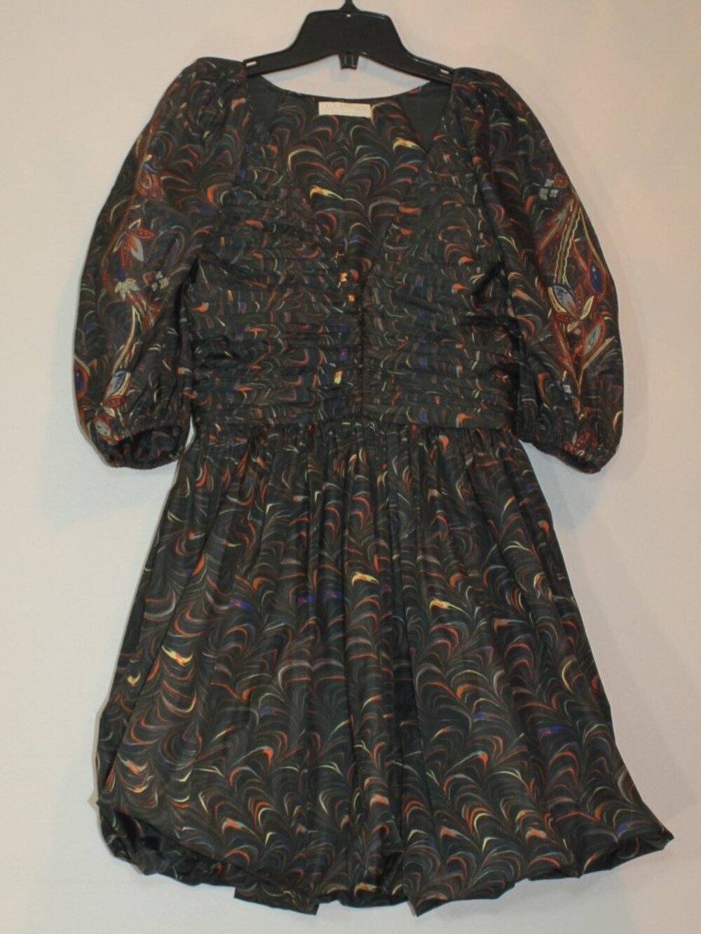 Ulla Johnson Gwen mini dress V-neck bubled sleeve and sleeve size 2/small - Picture 4 of 8